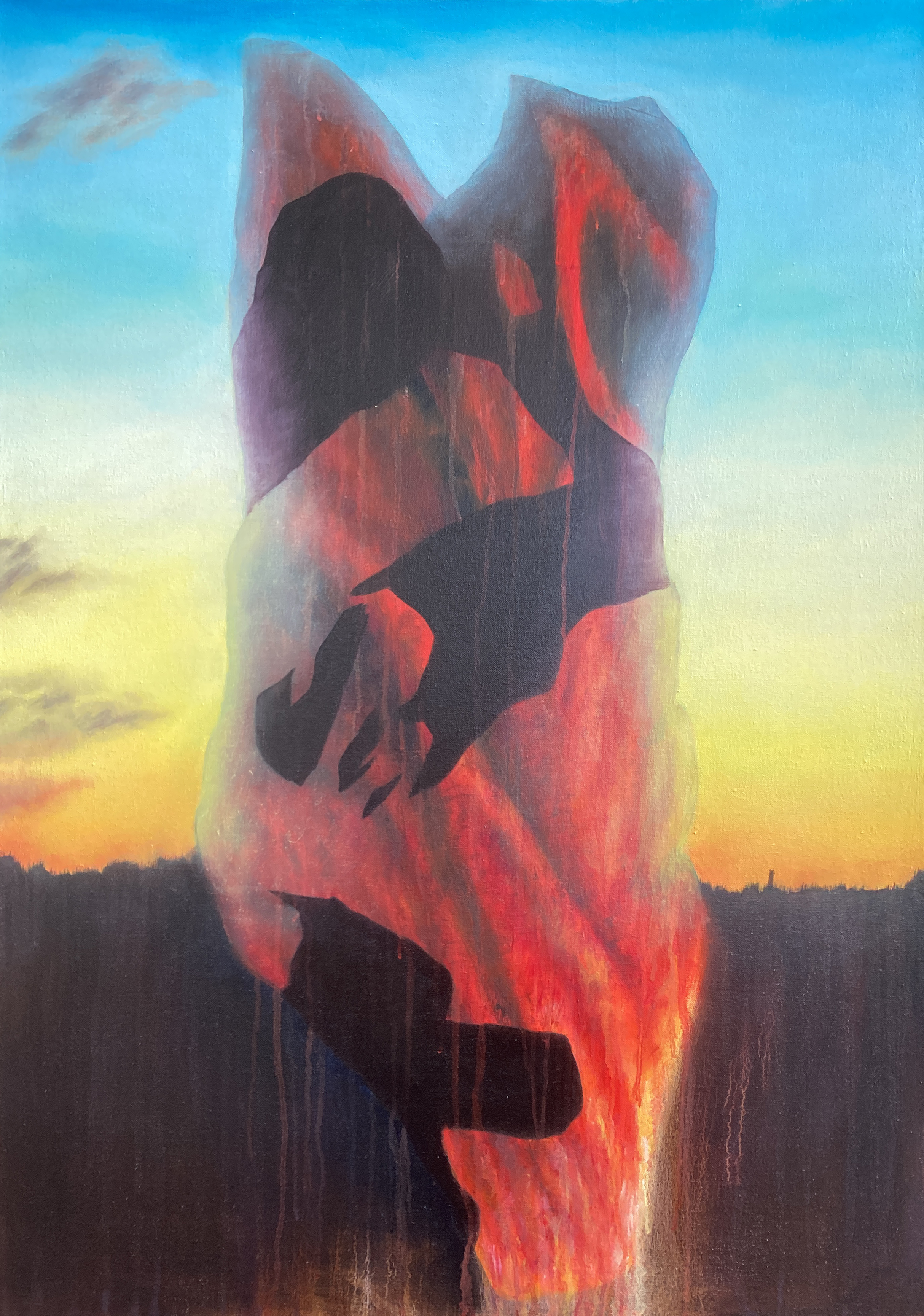 Painting of a sunset